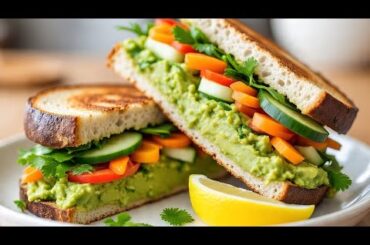 Avocado Mix Veg Sandwich Healthy & Delicious Sandwich Recipe Crunchy &Tasty Mix Veg Avocado Sandwich