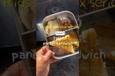 Healthy & easy paneer sandwich recipe for kids lunch box(quick sandwich  for kids,healthy sandwich