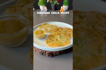 Healthy Sabudana Chilla Recipe #shorts #healthy #sabudana #chilla