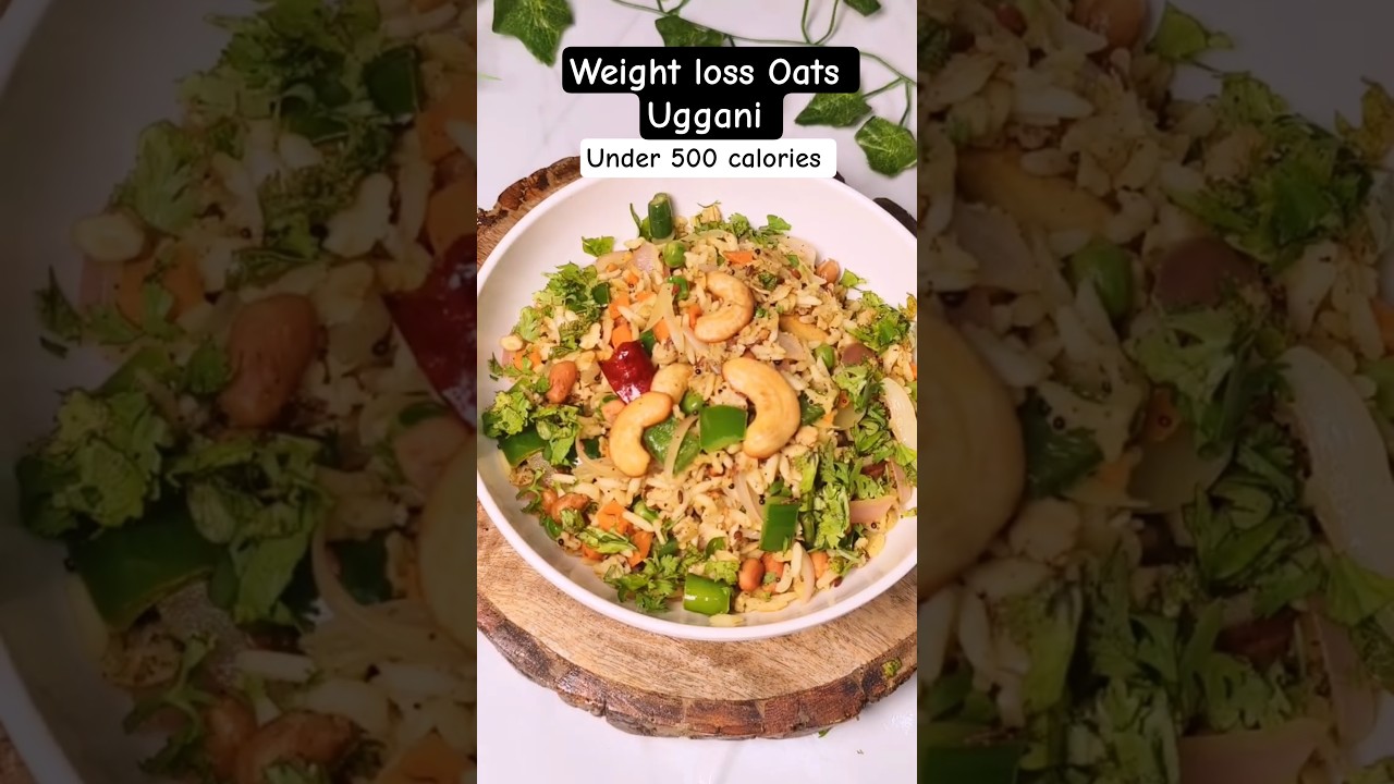 Weightloss Series #1- Oats Murmura Uggani | Healthy Weight Loss Breakfast | Diabetic-Friendly recipe Weightloss Series #1- Oats Murmura Uggani | Healthy Weight Loss Breakfast | Diabetic-Friendly recipe