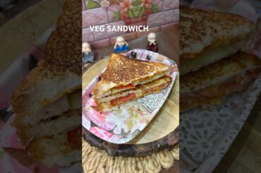 Tomato Cucumber Sandwich #shorts #shortfeed #youtubeshorts  #sandwich #sandwichrecipe