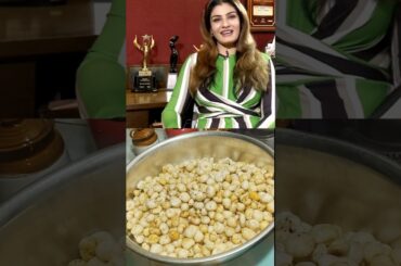 Raveena Tandon favourite makhana recipe | #ravinatandoon #makhana #viralvideo #shortvideo
