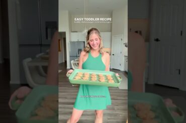 Healthy chicken nuggets with hidden veggies #toddlerrecipe