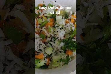 Easy Dinner salad recipe for detox and weightloss#shorts#viralshorts#satvikrecipes