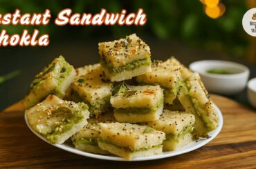 Healthy Spicy Sandwich Dhokla: Soft Steamed Snack Recipe You Can Make Instantly