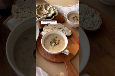 Secret to the creamiest Mushroom soup!