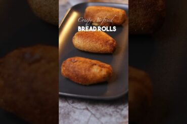 Healthier Snacking! Air-Fried Bread Rolls with Veggie Filling