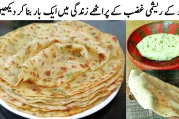 Soft & Flaky Reshmi Paratha Recipe | Kids Lunchbox Recipe | Healthy Soft Breakfast Recipe