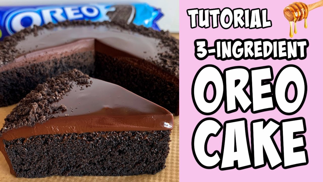 3-Ingredient Oreo Cake! tutorial #Shorts 3-Ingredient Oreo Cake! tutorial #Shorts