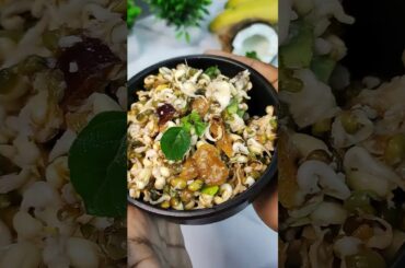 Sprouts Sweet Snacks | Healthy prasadam using sprouts #shorts #recipe #festival #salad #molakalu