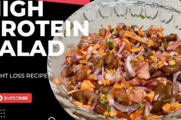 High protein salad recipe |healthy and easy salad recipe |High protein Rajma salad @GloriousCu