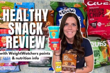 Healthy Snack Review | Trying New Healthy Low Point Foods | WeightWatchers Points, Calories & Macros