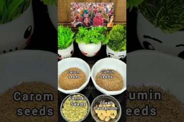 "Jeera+Saunf+Ajwain+Elaichi = Super Benefits " by Kaushik ji Maharaj #healthy #seeds #healthyhabits