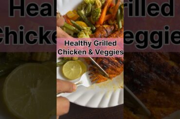 Grilled Chicken Recipe with veggies #grilledchickenrecipe #grilledchicken  #NazRecipe #healthyrecipe