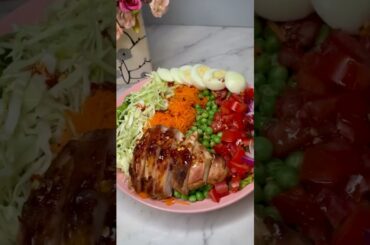 Stay Healthy &eat this high protein chicken salad # #chickensalad #saladdressing #shorts