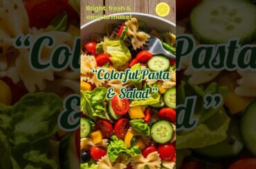 #pasta salad #low calorie recepie#healthy recipe #healthyfood