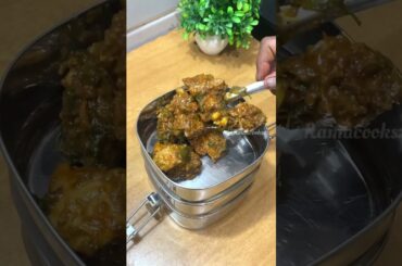 Lunch Recipe: Rice n carrot dal kulambu | chicken fry| fruit #shortsfeed #lunchbox #lunchideas