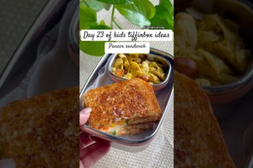 Day23 ofkidstiffinbox ideas-paneer sandwich#shorts#trending#recipe#viralshorts#itiandmumma#sandwich