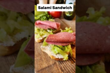 SalamiSandwich#sandwich #salami #shortsfeed #shortvideo #short #subscribe #food #easyrecipe #healthy