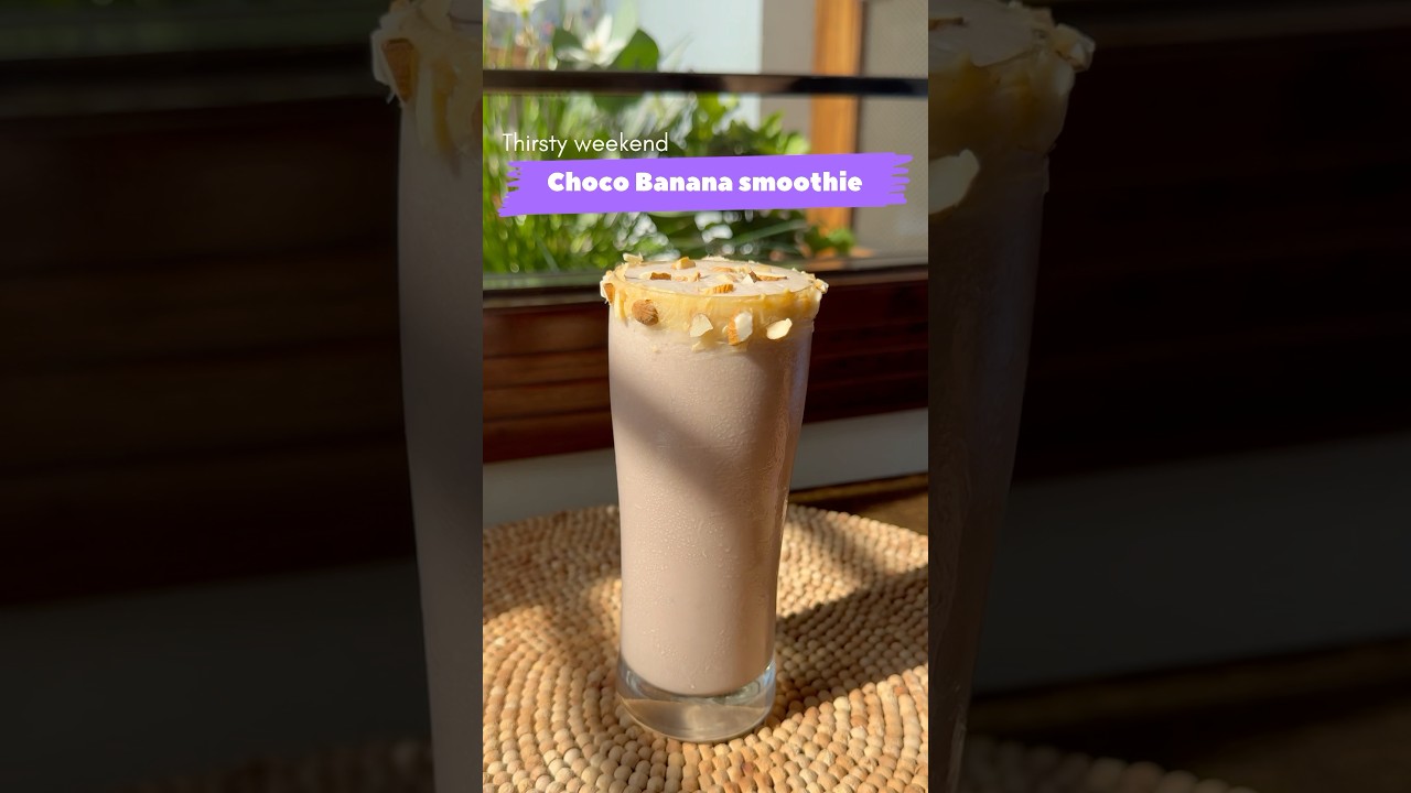 How to Make a Choco Banana Smoothie | Quick & Healthy Recipe | 2-minute recipe #shorts #viral How to Make a Choco Banana Smoothie | Quick & Healthy Recipe | 2-minute recipe #shorts #viral