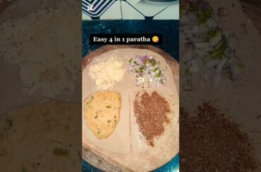 4in 1 paratha recipe |Nashta|breakfast recipe #breakfastrecipe #breakfast #shorts #trending#food
