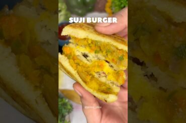 Crispy suji burger#healtyfood #burger #snacks #crispyburger #healthysnacks #teasnacksrecipe #viral