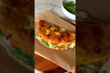 Easy Potato Mozzarella Omelette | Healthy & Delicious Breakfast Recipe