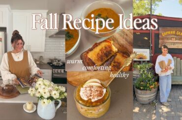 FALL MEAL PREP | Easy & Healthy Recipes: Dinner, Dessert & Quick Snacks!