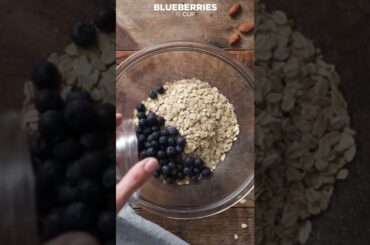 #shorts Blueberry Overnight Oats Breakfast Recipe | Healthy Oats Recipe