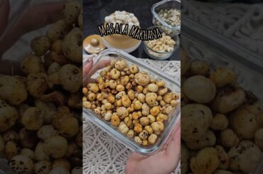 Masala makhana - healthy snack #makhana #makhanasnacks #healthysnack #lowcarb #healthydiet #dietfood