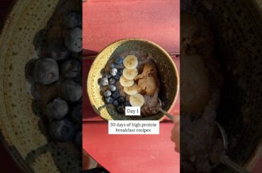 Healthy & high protein breakfast meal prep idea: Chia pudding