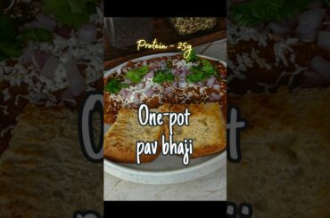 Pav Bhaji | Street Style Pav Bhaji | Healthy Pav Bhaji | Pav Bhaji Recipe | High-Protein Pav Bhaji
