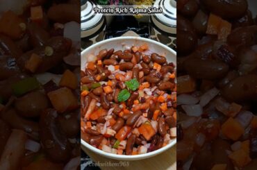Easy And Healthy Protein Rich Rajma Salad | Salad Recipes | #shorts #viral #easyrecipe #salad #food
