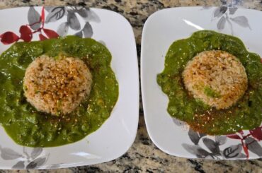 Healthy weight loss recipe/spinach gravy with brown rice/ veggie recipes/ Shadruchulu colorful Life