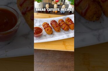 Trending bread cutlets recipe #shorts #recipe #cutlet #bread #trending #shortsfeed #viral #snacks