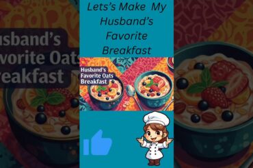 EASY BREAKFAST recipe|Oats healthy breakfast #easyrecipe #breakfast#shorts