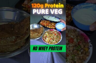 High Protein Pure veg Full day Diet plan #highprotein #pureveg #dietplan #telugufitness #foodie