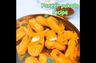 paneer pakoda recipe#healthy paneer pakoda recipe#crunchy paneer pakoda recipe#breakfast#easyrecipe