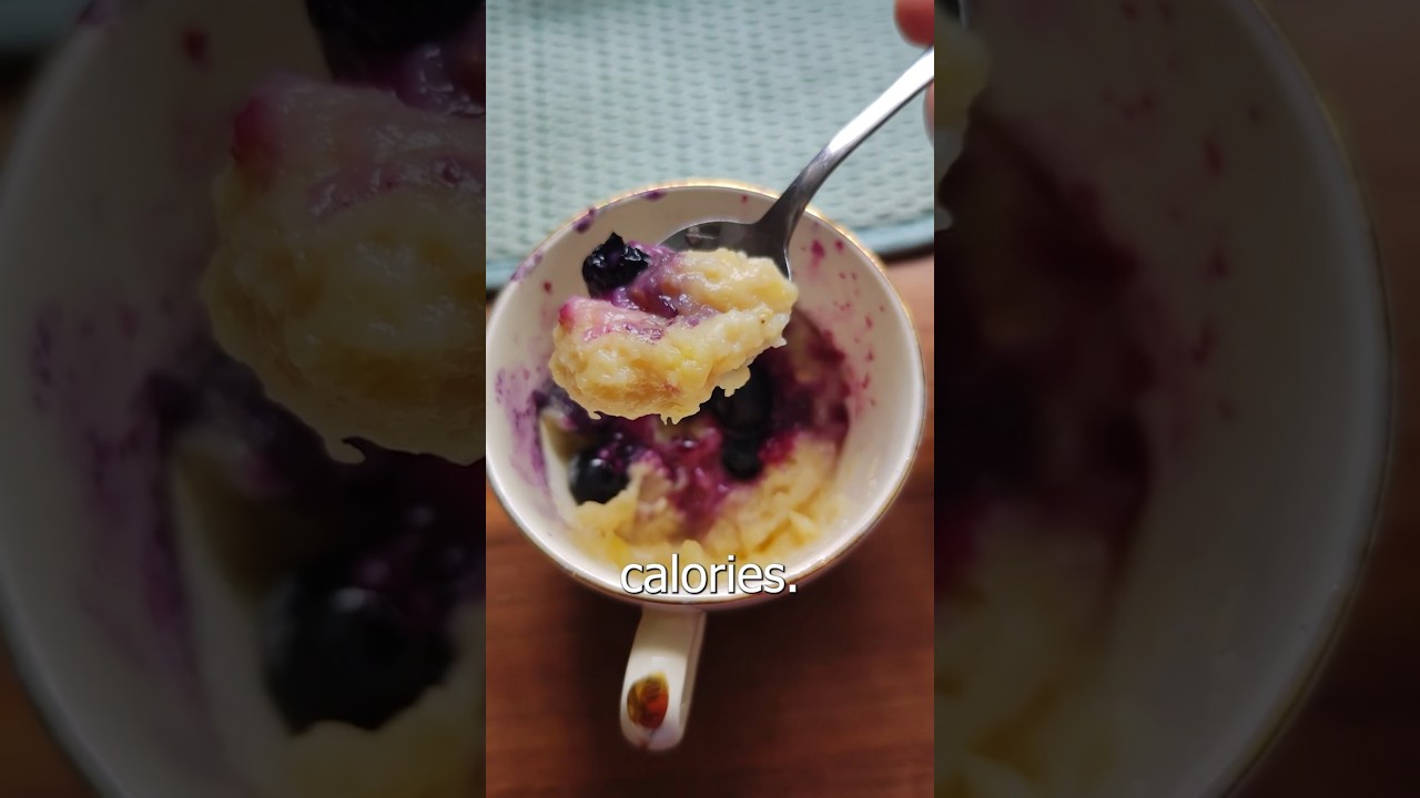 1 Minute Low Calorie blueberry muffin 1 Minute Low Calorie blueberry muffin
