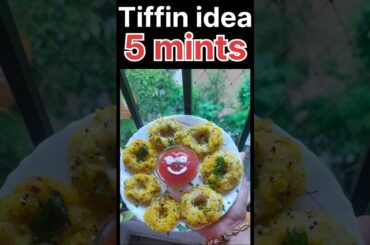 5 Minute Healthy Tiffin Recipe | Kids Lunch Box Ideas | Quick & Tasty #schooltiffinbox #recipe #food