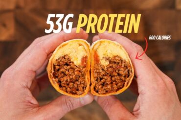 This HIGH PROTEIN Breakfast Burrito Will Change Your Morning Forever!