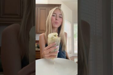 make a chicken wrap with me! healthy lunch ideas #food #healthy