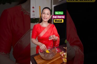 The High-Calcium Modak You Need This Ganesh Chaturthi -No Fry Ragi Churma Modak -Meghna’s Food Magic