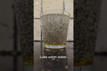 Chia Seeds Drink for Weight Loss # energy booster #shortsfeed#food# Recipe#ytshorts#shorts#