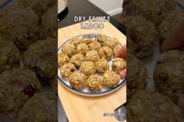 Dates Dry-fruits Ladoo Recipe|| Sugarfree Ladu-@Pujasfood #shorts #ladoo #healthy #mithai