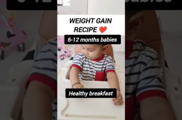 healthy breakfast recipe for 6-12 months babies..#shorts