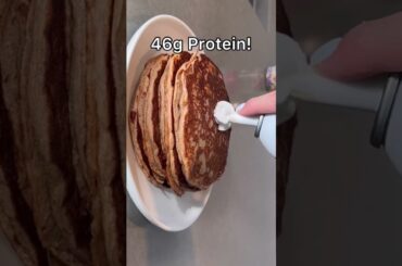 These pancakes have 46g of protein, without protein powder