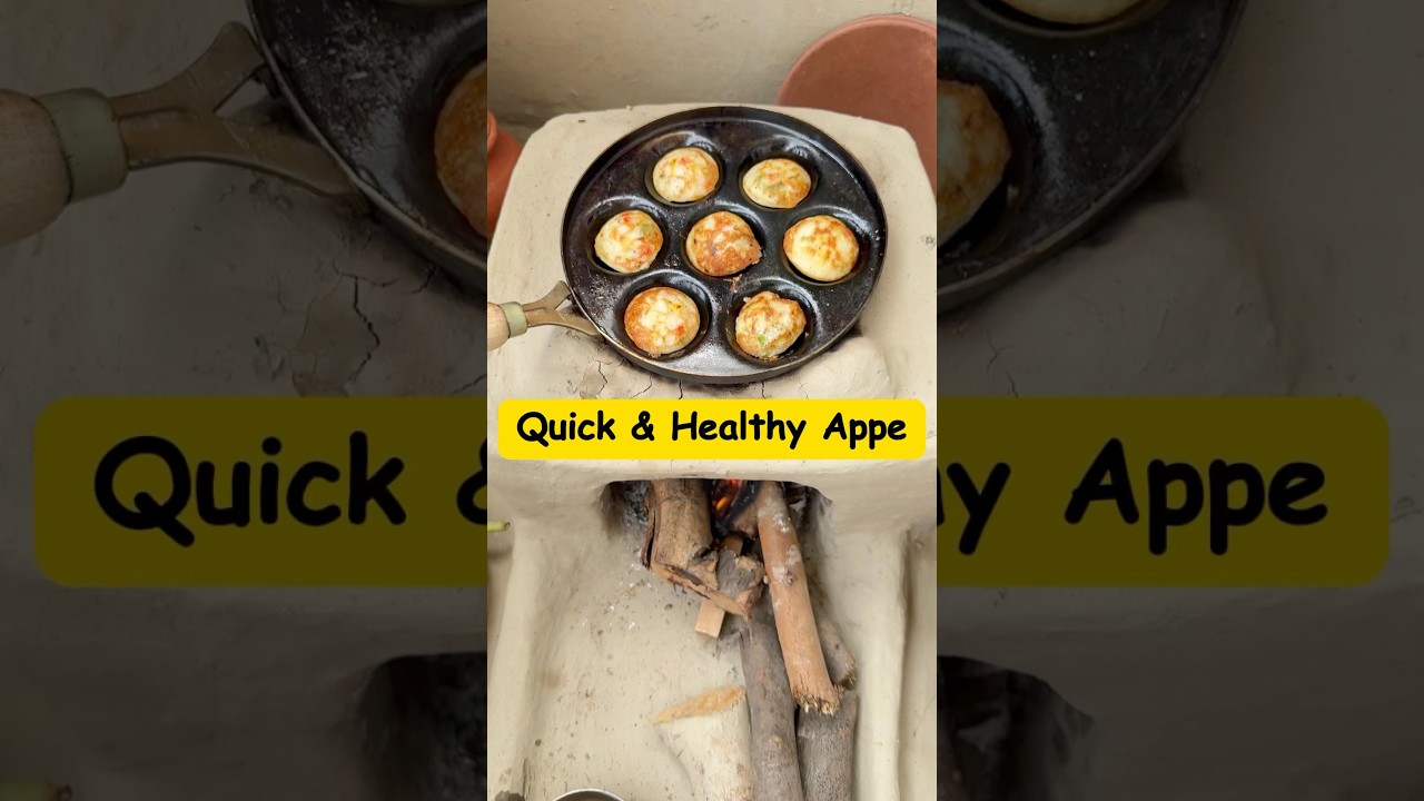 Vegetable Appe on Mitti ka Chulha | Desi Style Healthy Snack Recipe Vegetable Appe on Mitti ka Chulha | Desi Style Healthy Snack Recipe