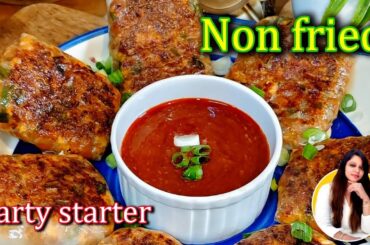 No Fry Healthy Paneer Spring Rolls | Easy Rice Paper Spring Rolls Recipe| High Protein Low Calorie