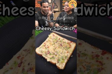 Bharti Singh Cheesy Garlic Bread Viral Recipe #shorts #bhartisingh #sandwich